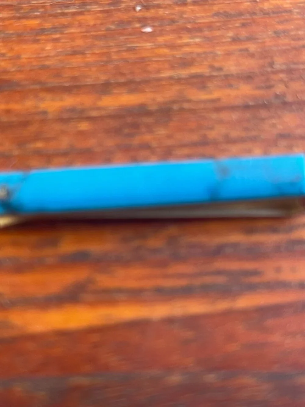 Vintage Mexico Taxco Turquoise and Sterling Silver Money Clip Tie Bar
